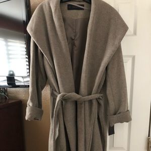 Zara Waterfall Wool Coat